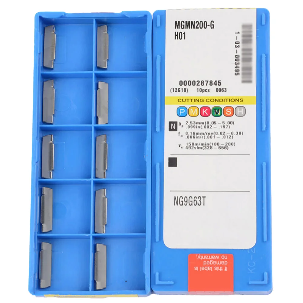 

Insert MGMN200-G Insert 10 PCS/Set 2.0mm Carbide Easy To Replace H01 MGMN200-G Machining Aluminum High Quality