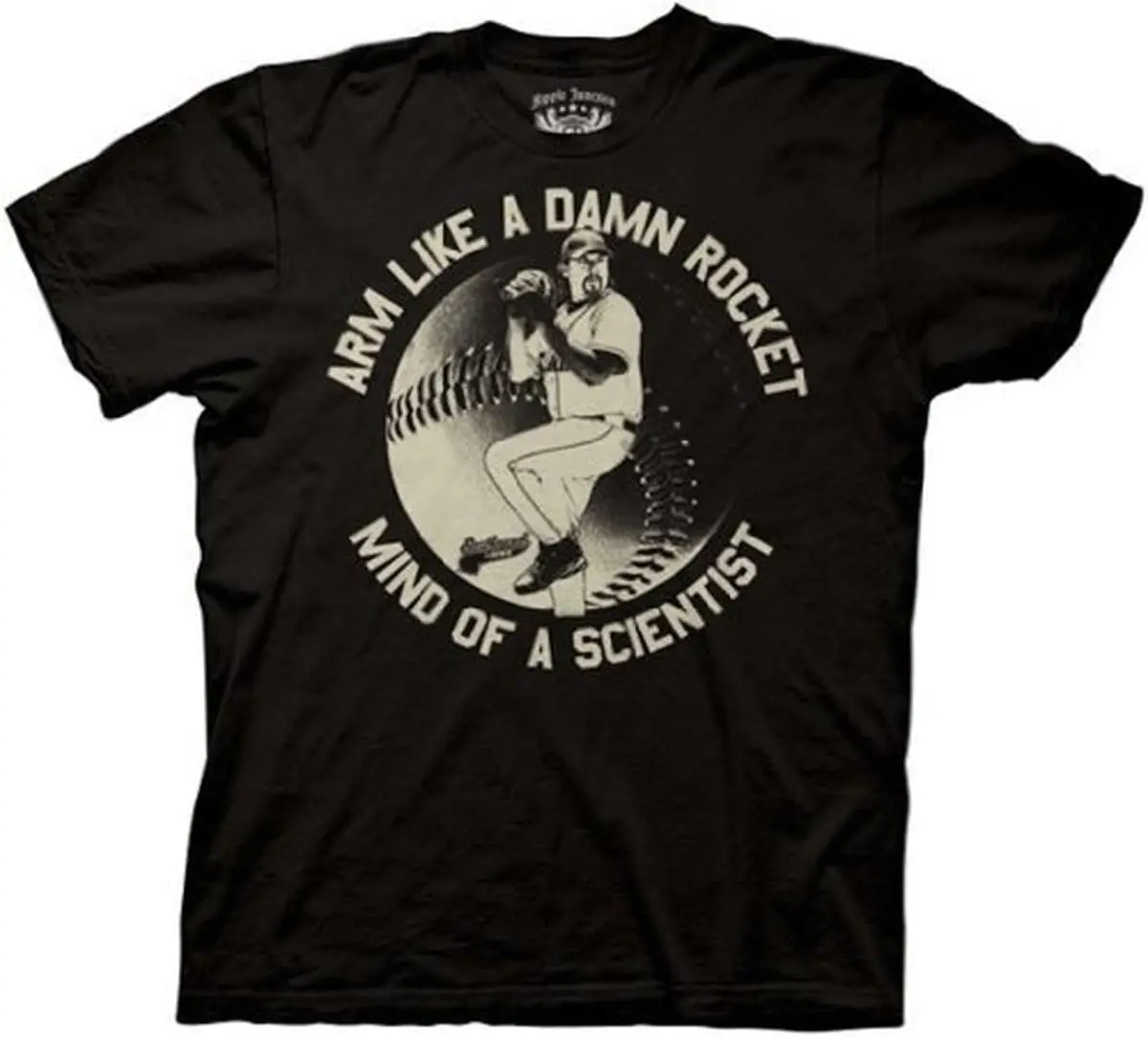 Eastbound & Down Arm Like A Damn Rocket Mind of a Scientist Black Adult T-shirt Tee