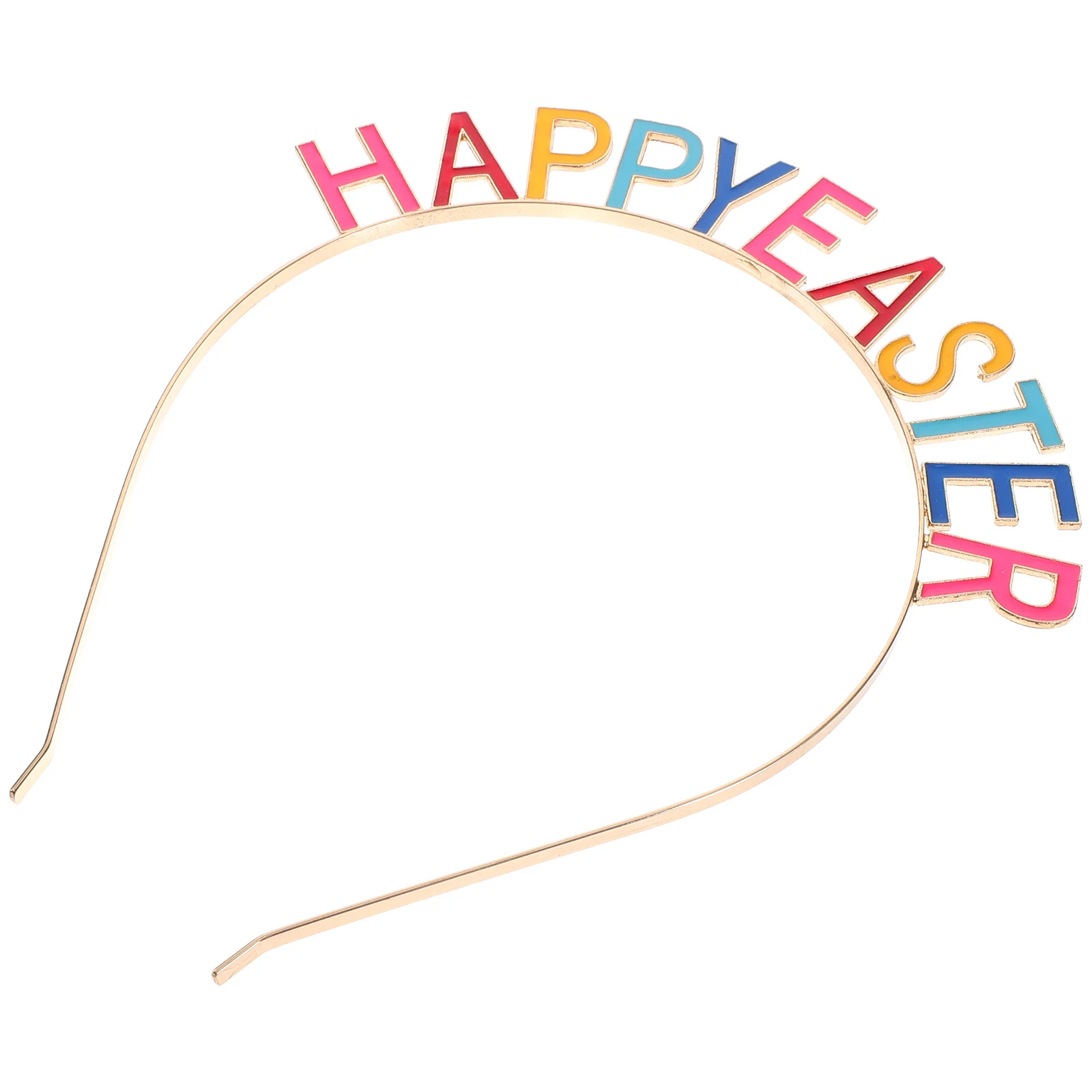 

Colorful Rainbow Crown Headband Easter Party Accessory Lightweight One Size Fits Most Women Girls Festive Holiday Photo Prop