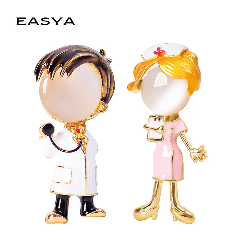 Cute Doctor Brooch Fashion Jewelry Gift for Women