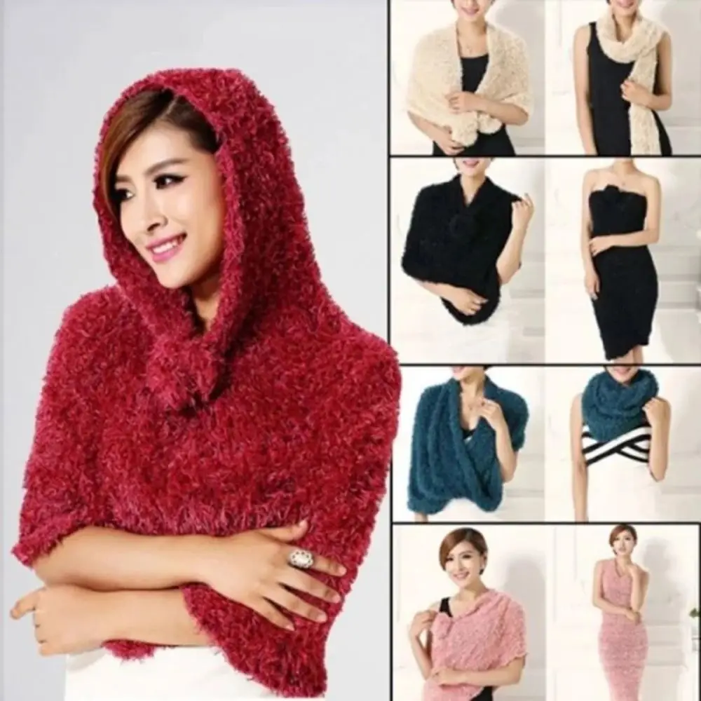 Fashion Multipurpose Versatile Magic Scarf Feeling Soft Comfortable Shawls Capes Plush Amazing All-match Scarf