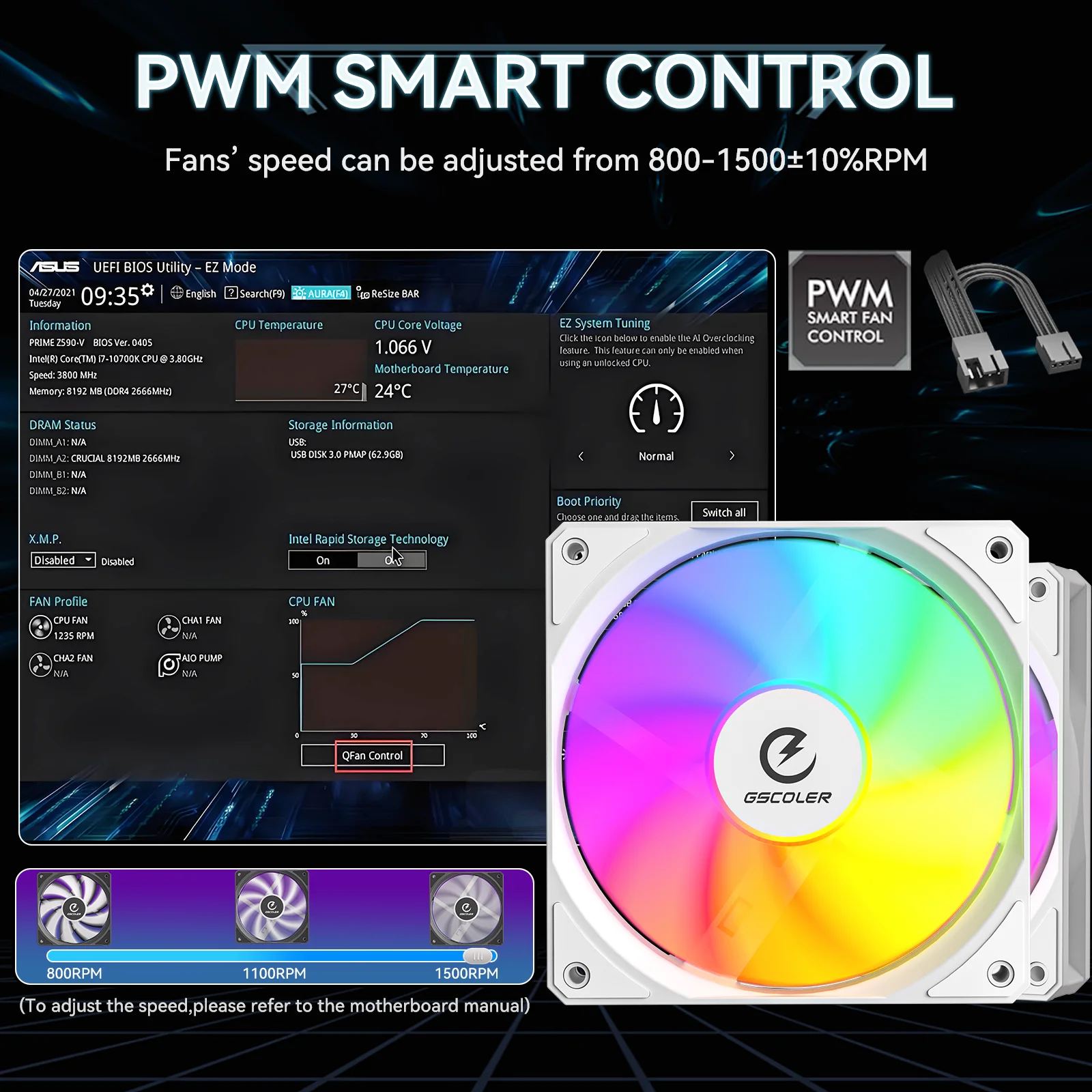 GSCOLER FA120 3w1 Wentylator O – Argb Case Fan recenzja i cena