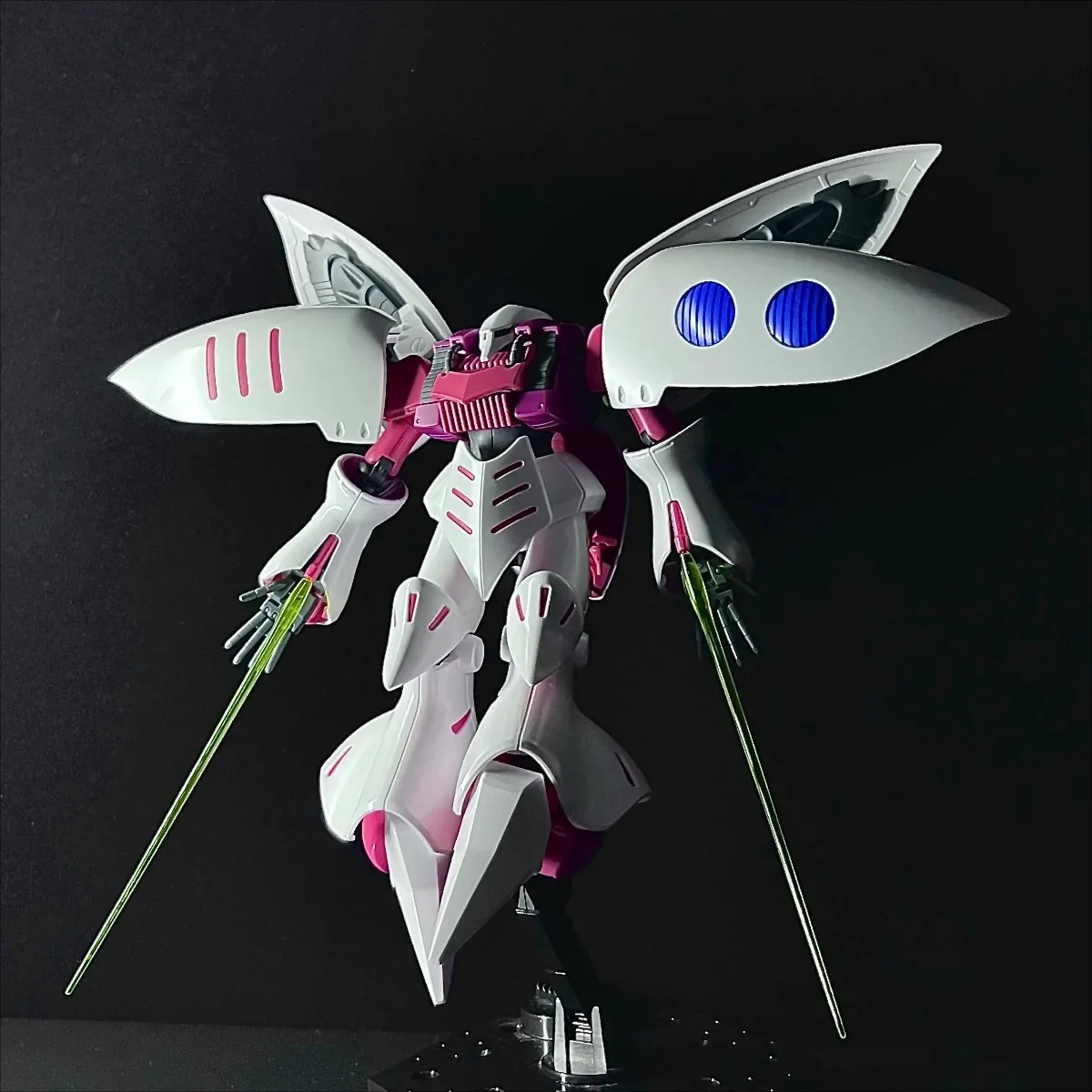 Bandai Gundam HGUC 1/144 AMX-004 Qubeley Anime Figur Mobile Suit Garage Kit Roboter Dekoration Action Modell Montage Figuren Spielzeug