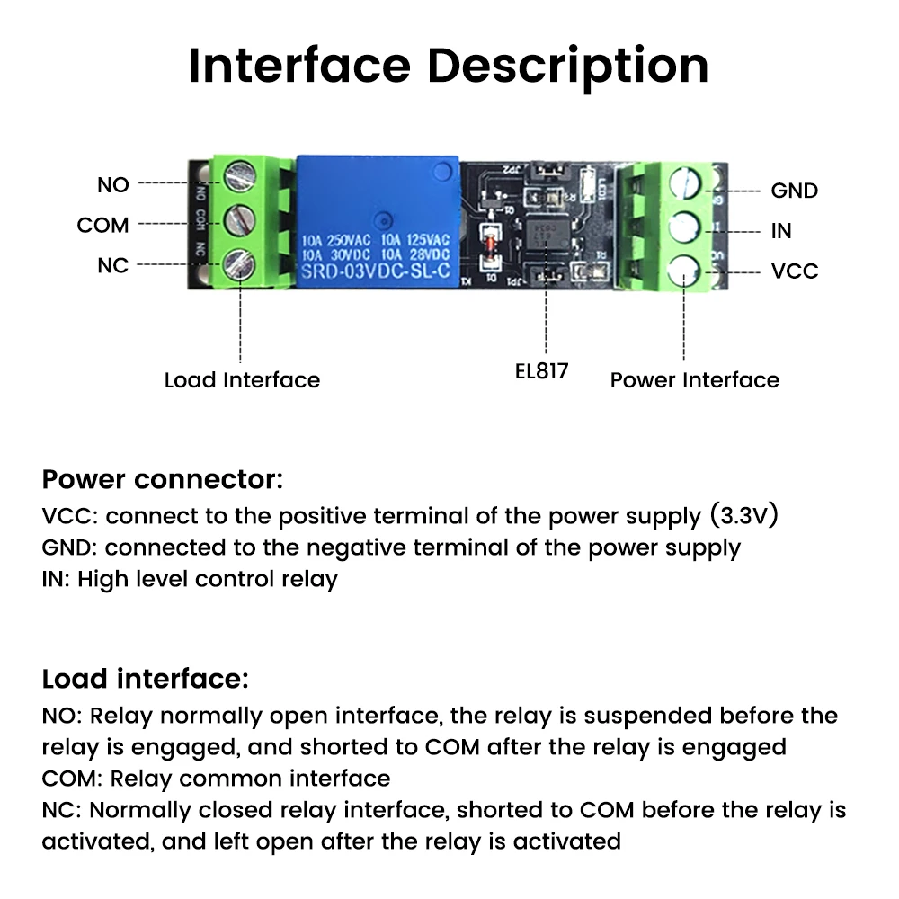 Imagem -03 - Alto Nível Driver Relé Módulo Optoacoplador Isolado Drive Control Board para Arduino Srd-dc03v-sl-c Canal 3v 5v 12v 24v Pcs