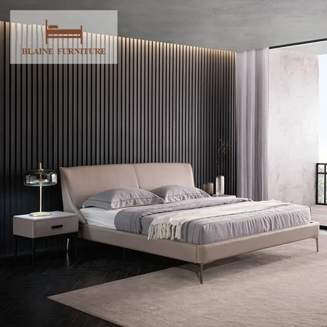 Wholesale Modern Design Home Furniture Fabric Velvet King Size Double Bed Storage Box Bed Frame With  Lift