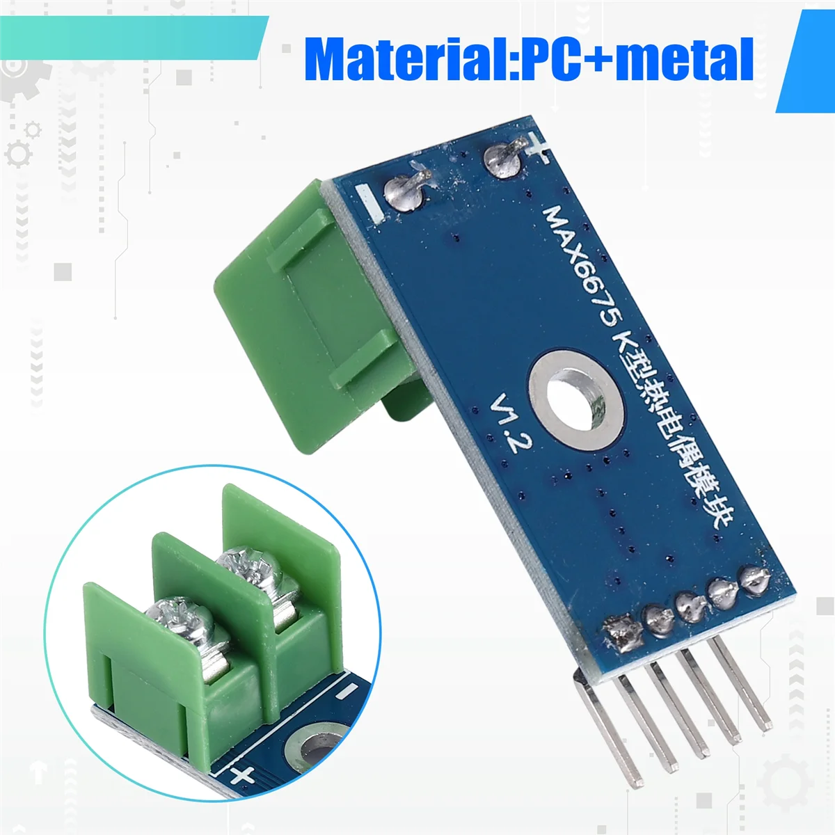 N82R 5 Buah Modul Sensor Suhu Termokopel Tipe MAX6675 K untuk Raspberry Pi Arduino