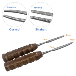 Orthopedic Bone File Grind for Bone Joint Surgical Instrument Straight Curved Orthopedic Instrument Stainless Steel