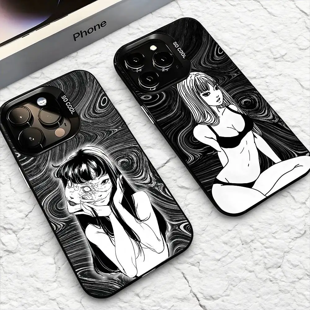 Anime T-Tomie Fujou Phone Case For IPhone 11 12 13 14 15 16Pro Max Plus Protect Plating Phone Cover