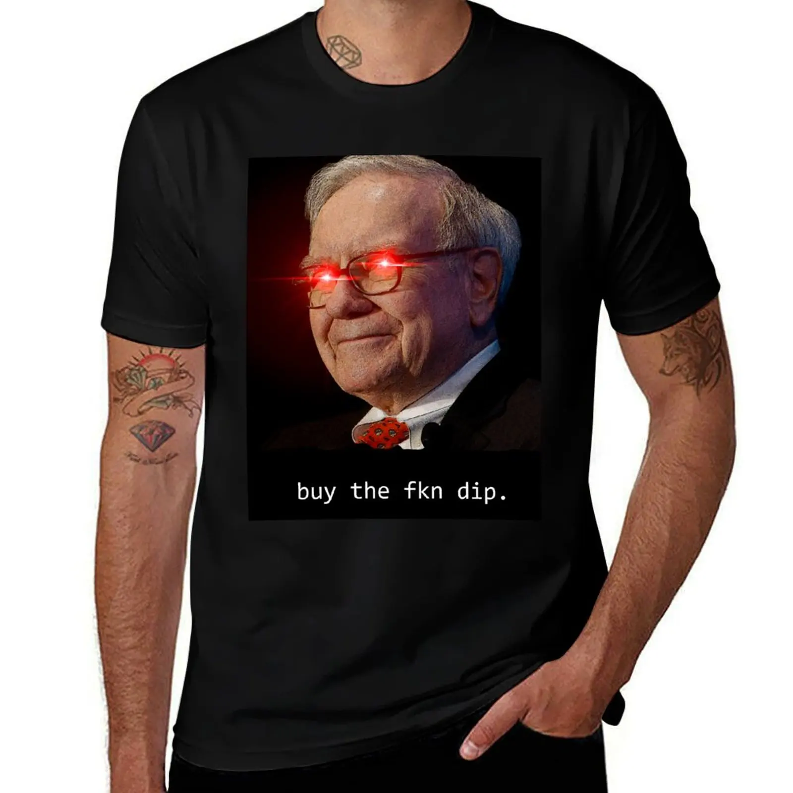 Warren Buffett - buy the fkn dip T-Shirt Work Comfort T-Shirt for Men