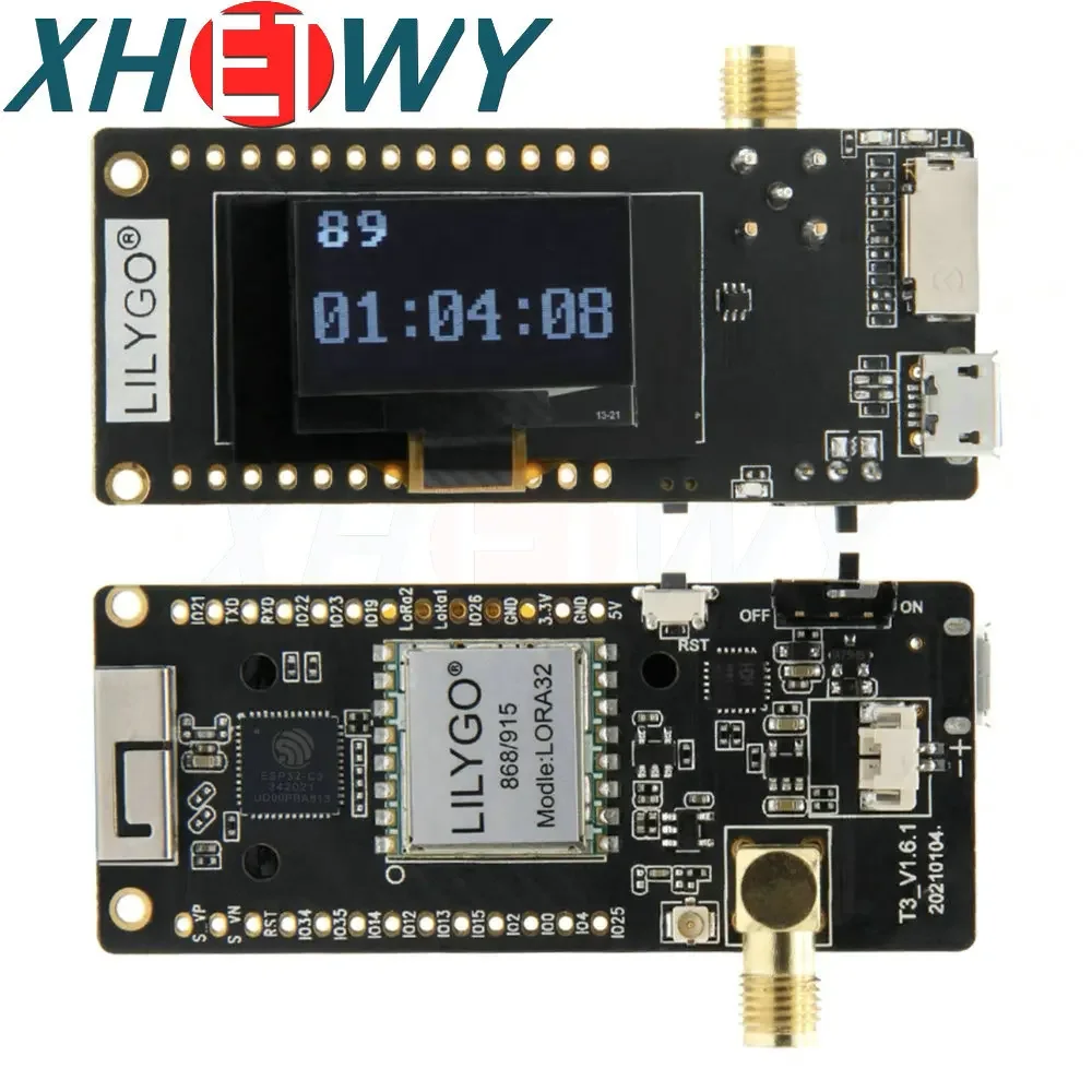 

1 шт. TTGO LoRa32 V2.1 ESP32 OLED 0,96 дюйма Bluetooth WIFI беспроводной модуль SMA