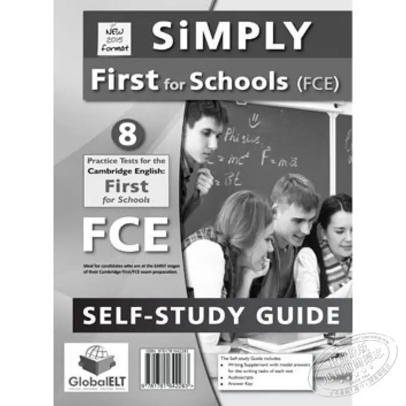 ببساطة كامبريدج الإنجليزية الأولى FCE للمدارس 8 اختبارات الممارسة الجديدة 2015 FORMAT SelfStudy Edition 9781781642283 #2