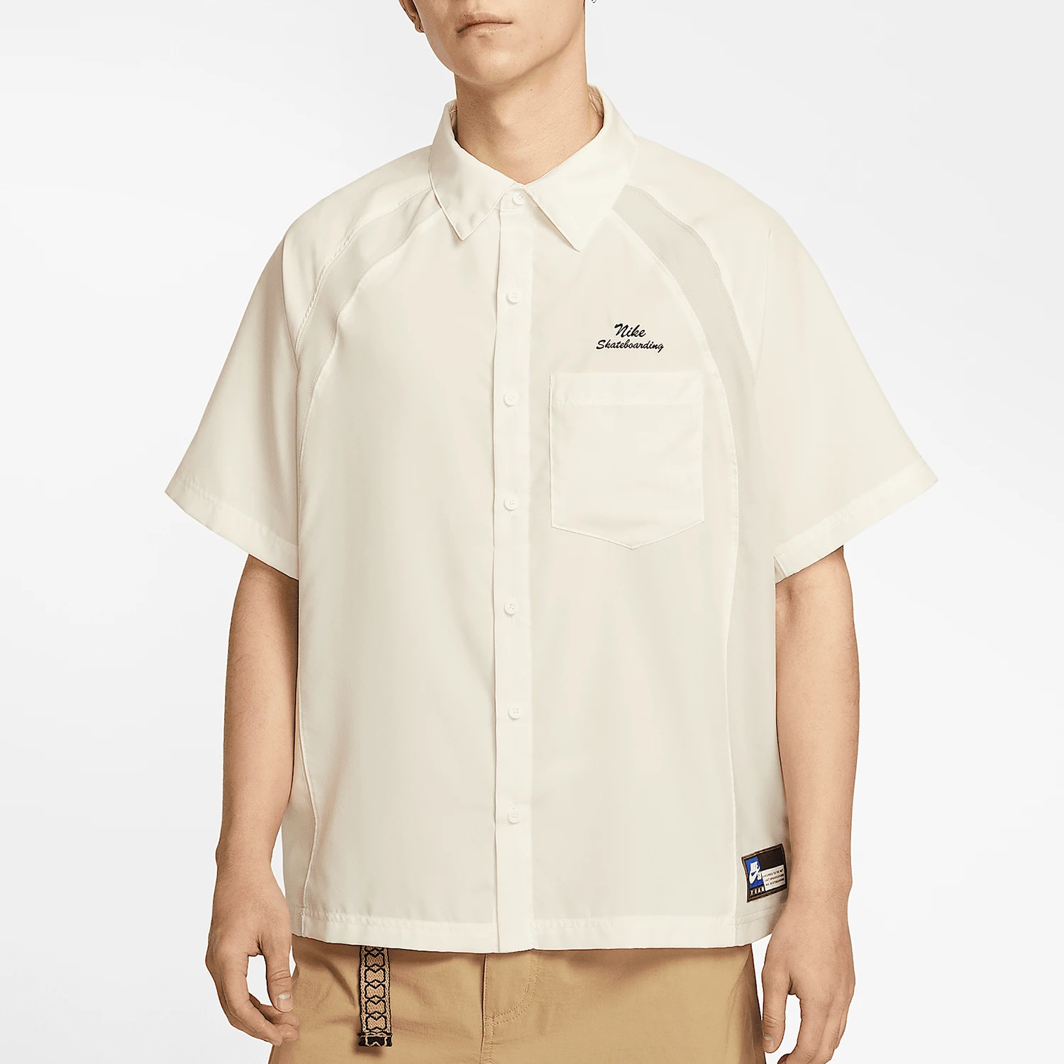 

Nike genuine SB Dri-FIT Men's Collar Slim Fit Short Sleeve Shirt HJ2959-133