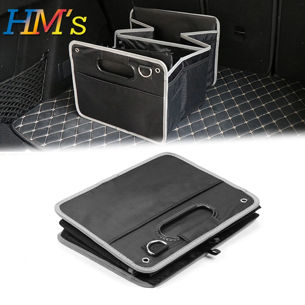 

Car Trunk Organizer Box Boot Case Multi-Pocket Universal Adjustable Folding Storage High Capacity Stowing Tidying Accessories