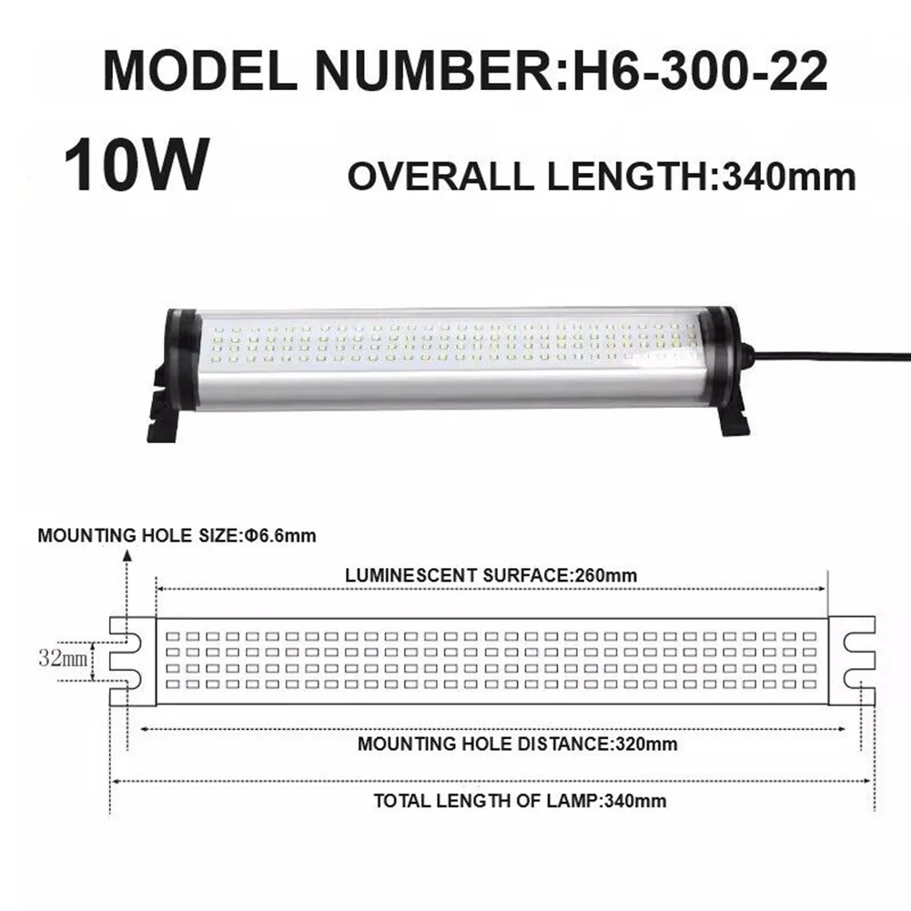 

Industrial Lighting Waterproof Machine Light Lighting Angle 120 LED Milling Machine Light Good Heat Dissipation