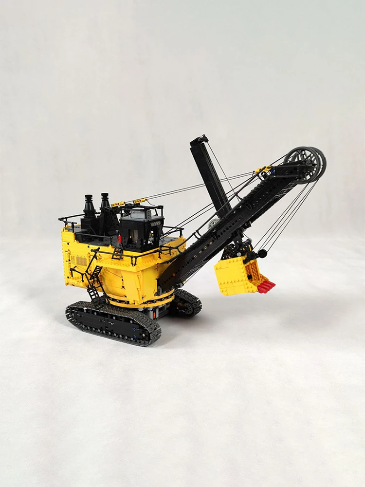 3170 PCS MOC City Engineering Front shovel rope excavator Model Technology Building Block Creative Children Toy Christmas Gift