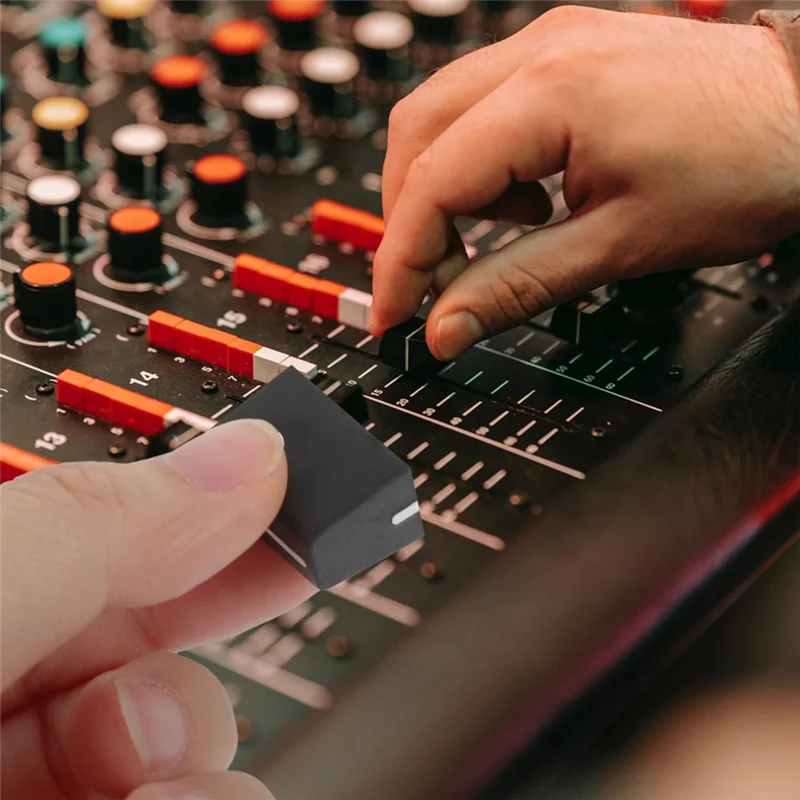 جديد-5 قطعة مقابض ترويسة عالمية غطاء ترويسة مستقيم منزلق الجهد غطاء لوحدة تحكم DJ خلاطات وحدة التحكم DJM ، DDJ ، XDJ