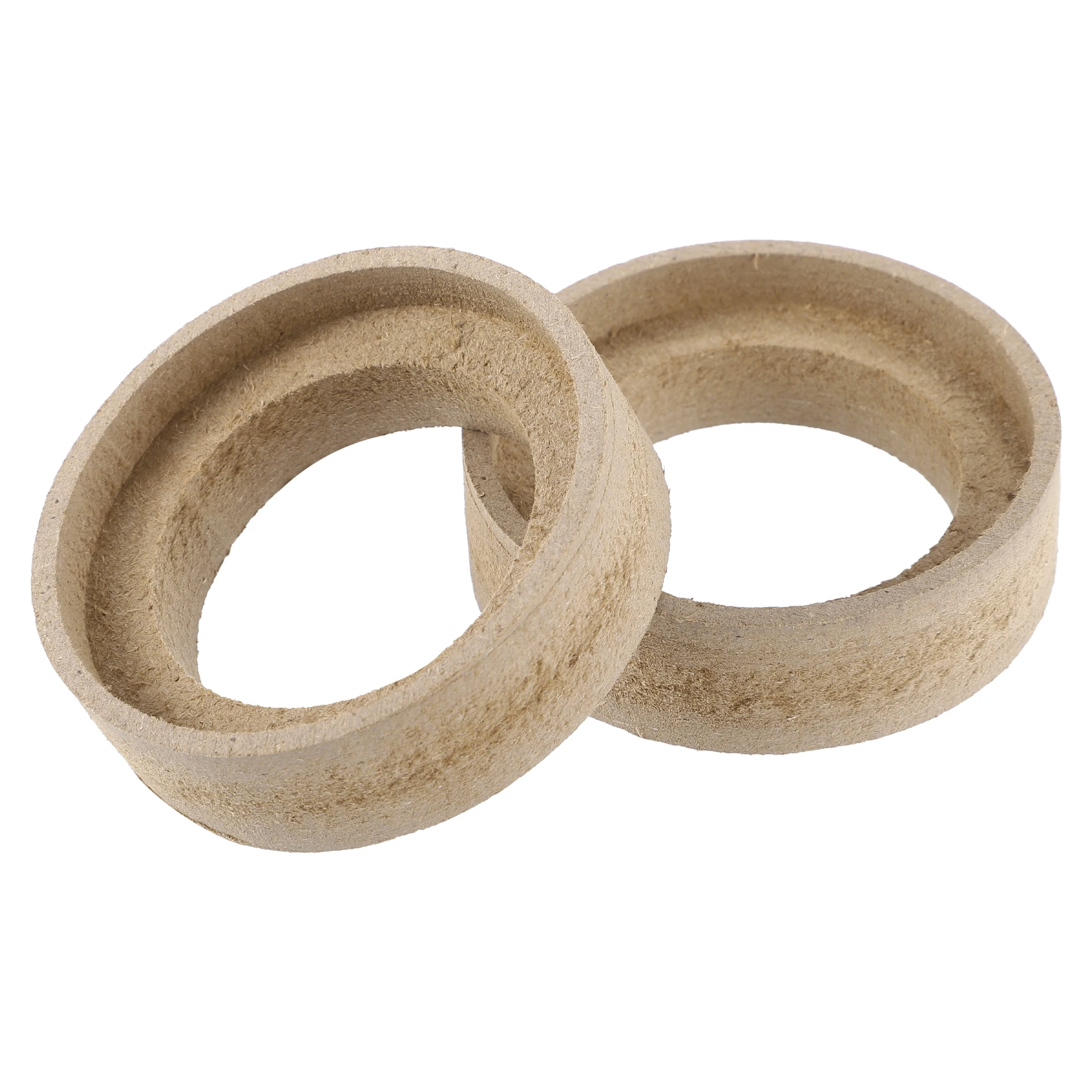 X Autohaux 4 Pcs 1 Inch 1.5 Inch 2 Inch 3 Inch 3.5 Inch 4 Inch 6.5 Inch Speaker Subwoofer Mounting Spacer Rings Solid Wood Beige