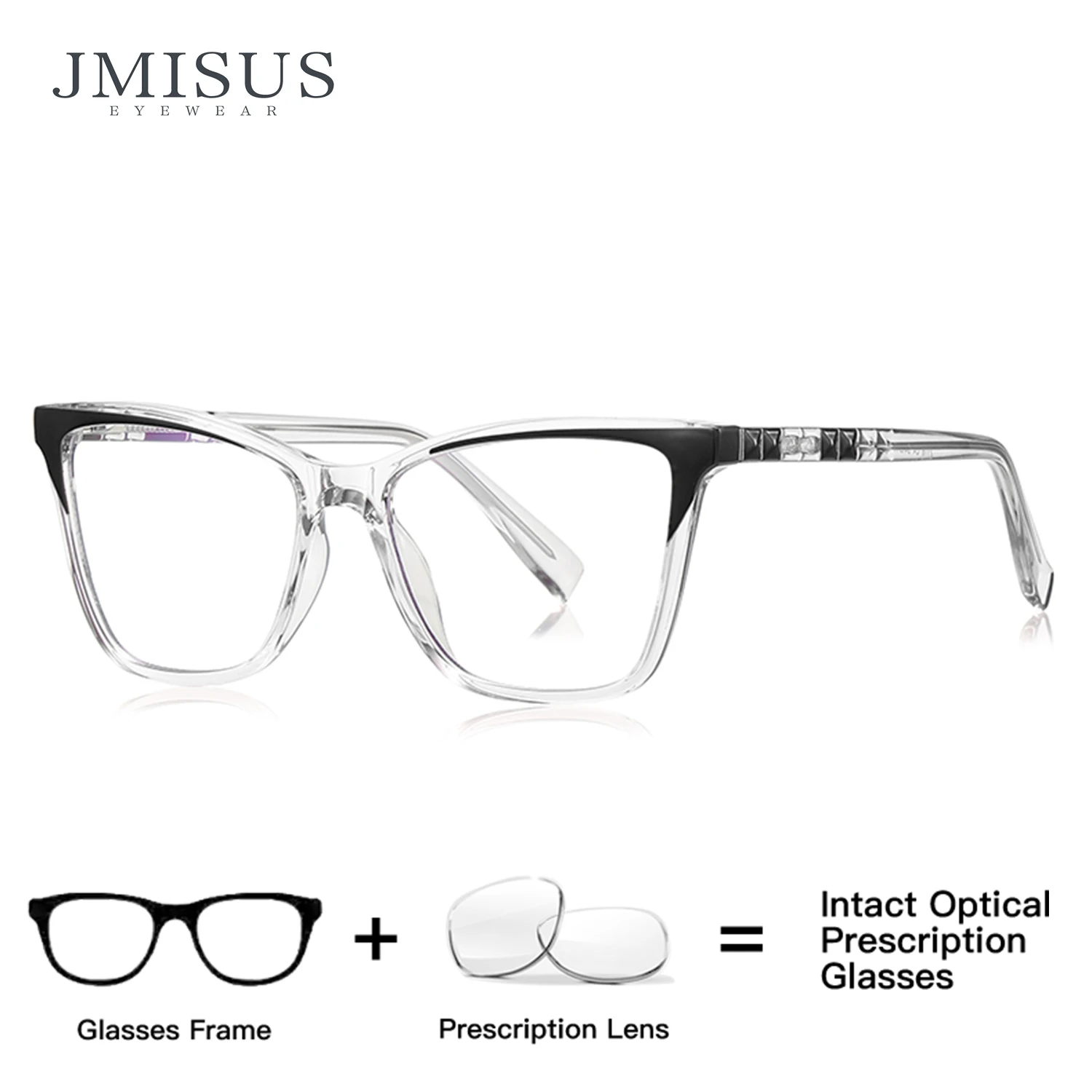 JMISUS квадратные прогрессивные мультифокальные очки для мужчин и женщин, фотохромные линзы для солнцезащитных очков поблизу и дальнего зрения по рецепту