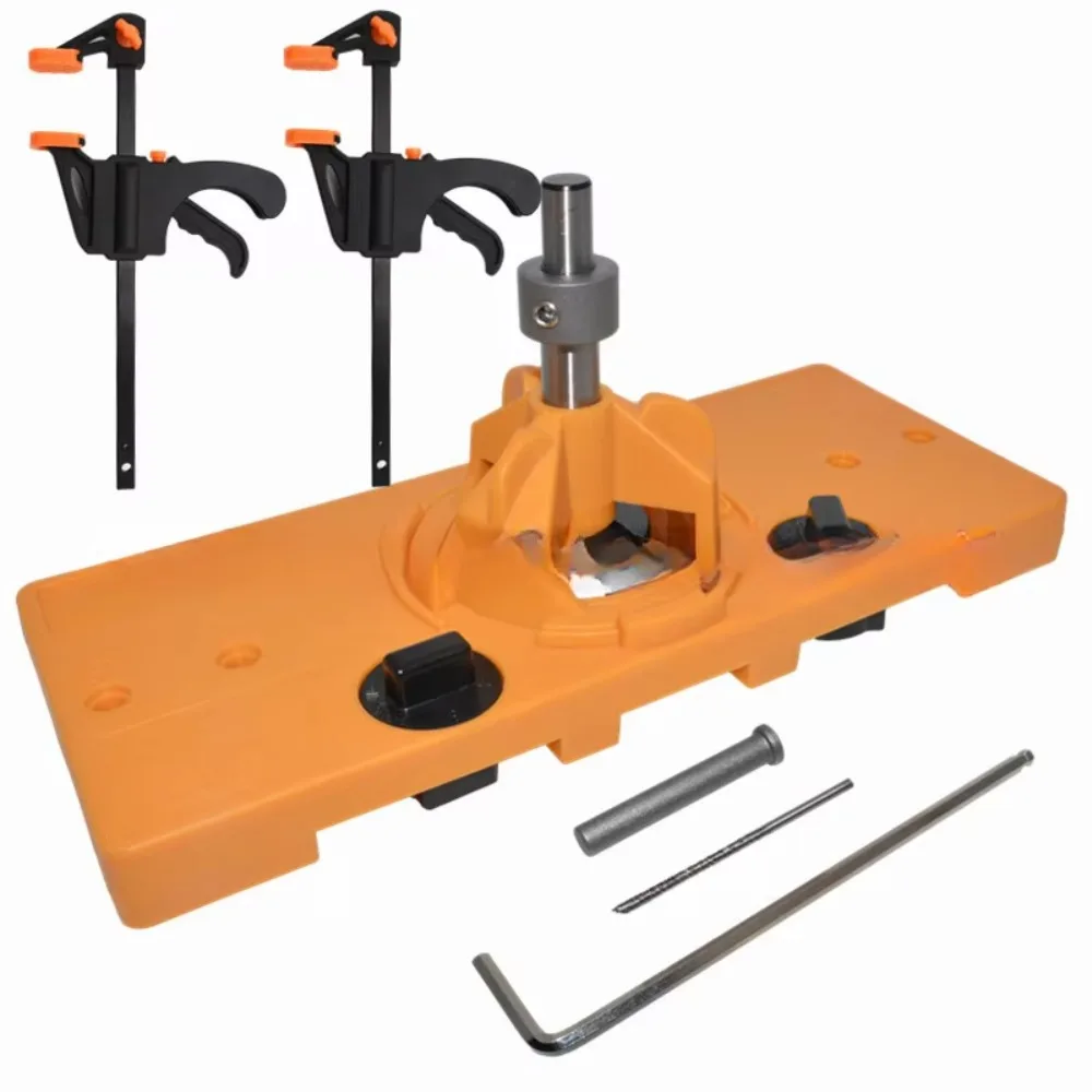

Drilling Hinge Hole Tool Kit Cup Style Hinge Hole Locator Boring Guide Door Hole Template Positioning Hinge Jig Woodworking