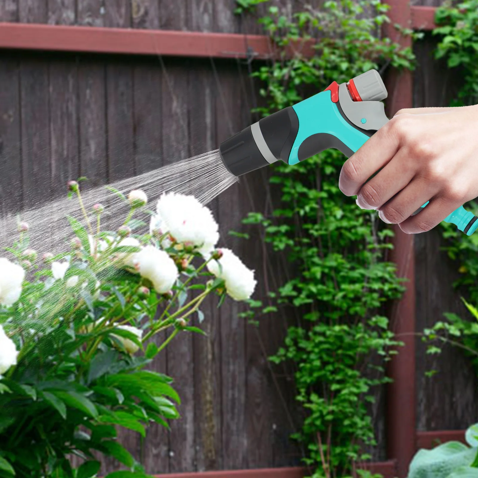User Rotary Water for splash Pistol for Efficient For Car Washing and Gentle Watering Easy Hose Attachment User