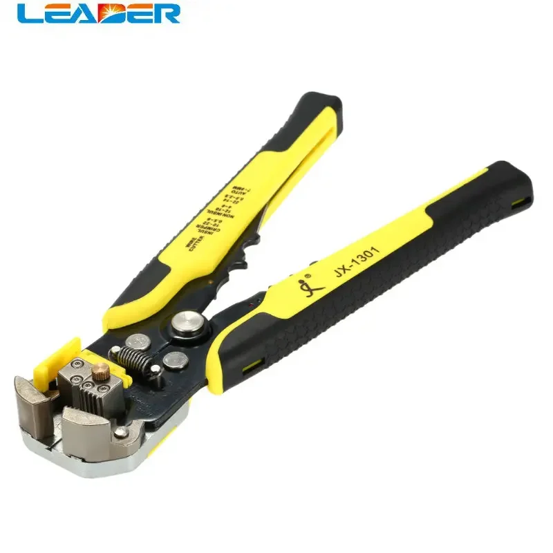 LEADER Automatic Wire Stripper, Strips 10-22 AWG Wire with Spring Loaded Handles, Comfortable Grip Annd Adjustable Wire Stop