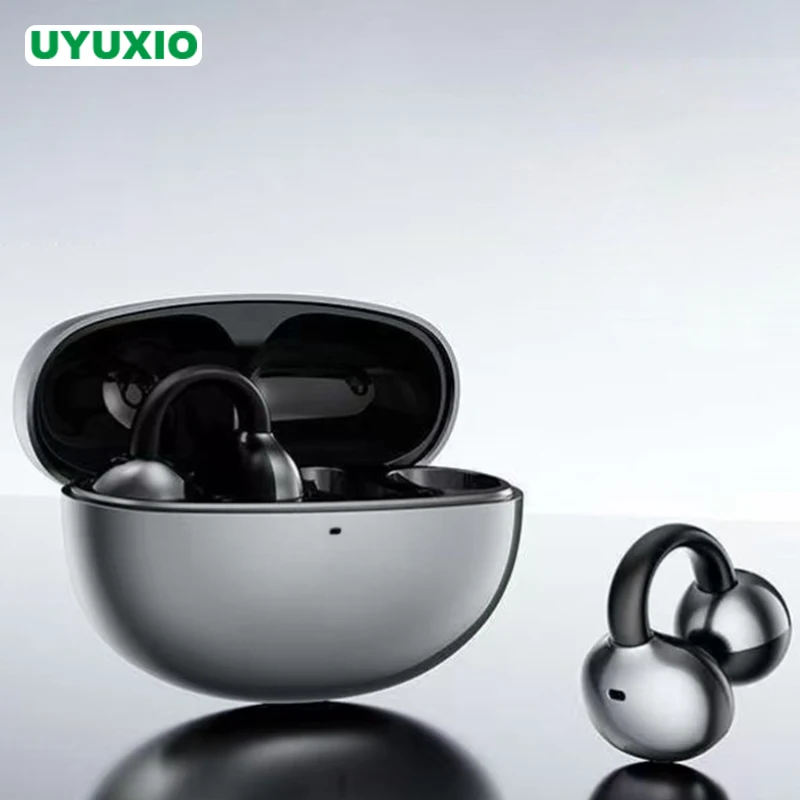

Беспроводные наушники-клипсы UYUXIO BT 5.4 с 72 часами воспроизведения, OWS-наушники с открытым ухом, долгим сроком службы батареи, для спорта