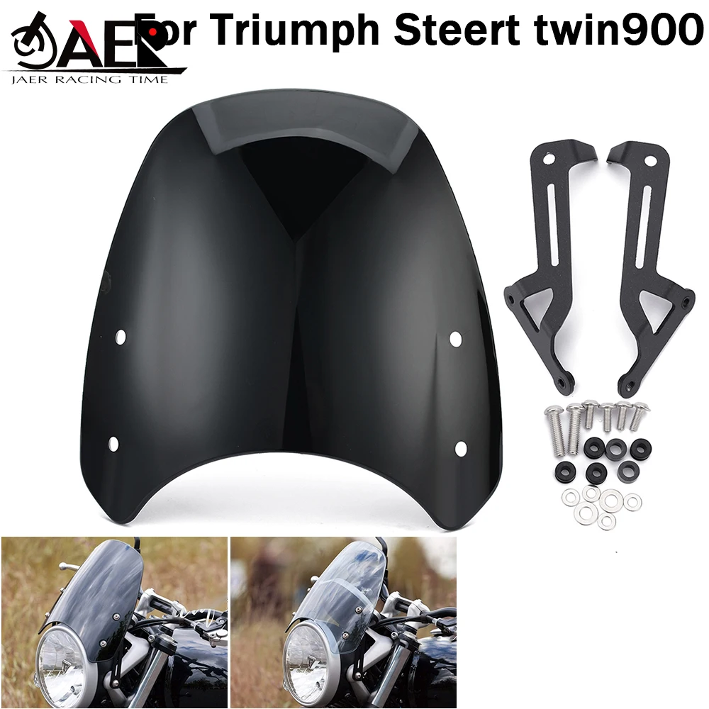 

Обтекатель фар мотоцикла, лобовое стекло для Triumph Street Twin 900 2019 2020 2021 2022, ветровое стекло