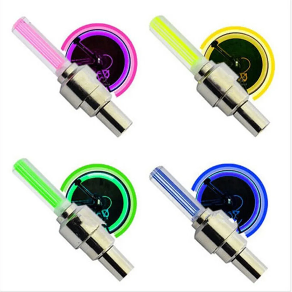 LED Bicycle Novelty Lights Wheel Tire Valve's Bike Light Cycling Riding Sport Spoke Safety Warning Lamp Front Lights Taillight