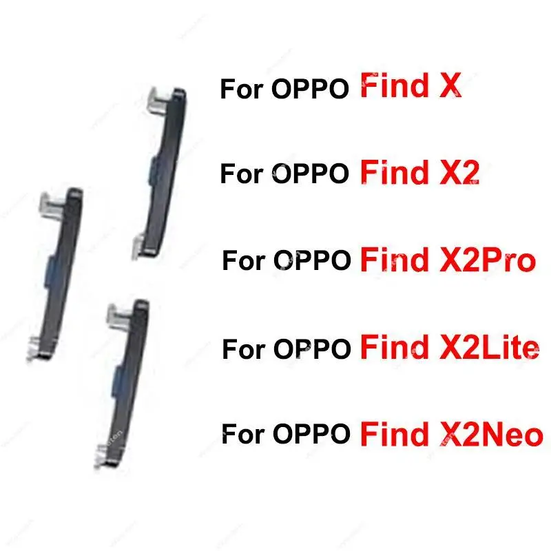 For OPPO Find X X2 Pro X2 Lite X2 Neo On OFF Power Volume Buttons Side Keys Flex Cable Parts