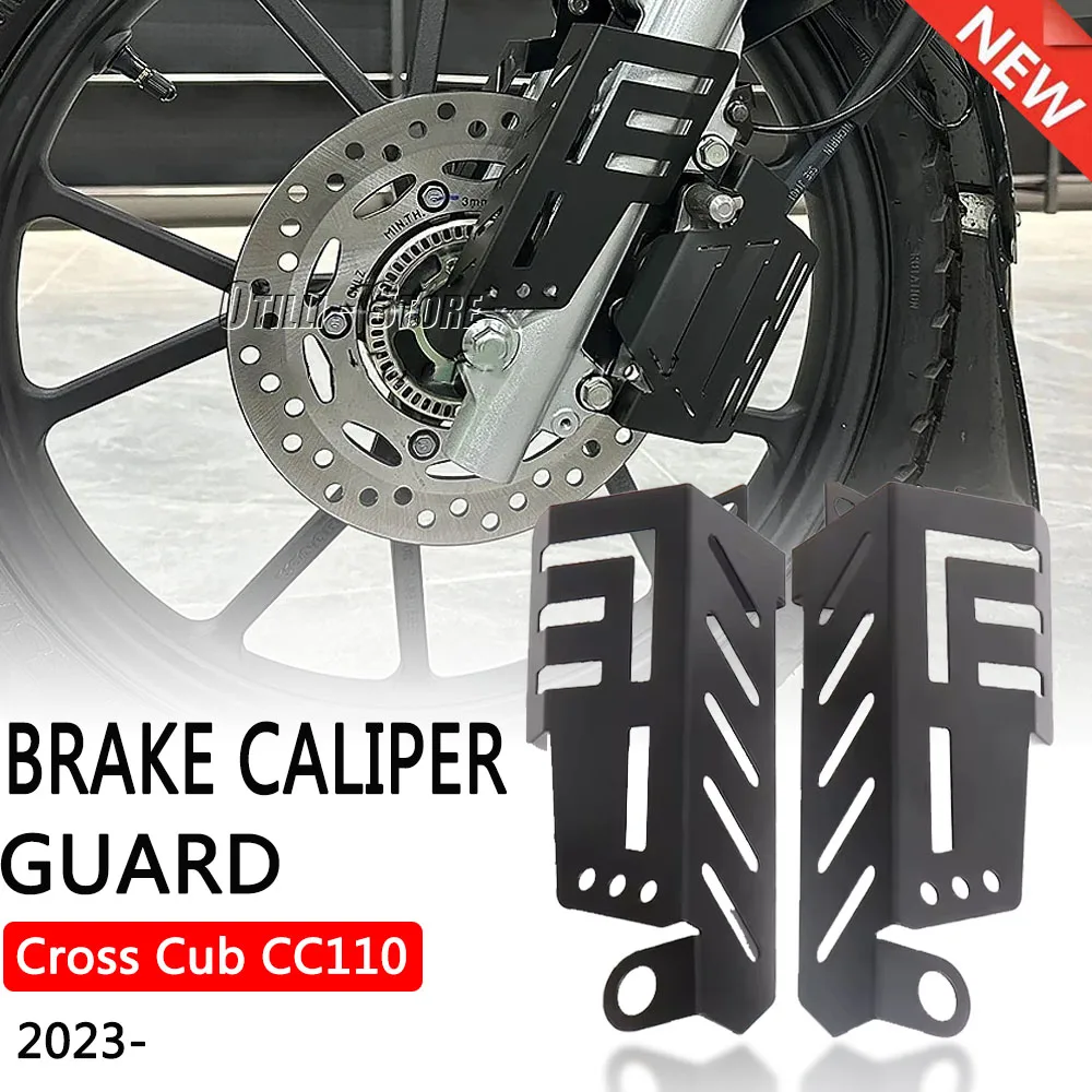

For HONDA Cross Cub CC110 New Motorcycle Front Fork Guards Protectors Set Brake Caliper Guard CROSS CUB CC 110 2023 2024