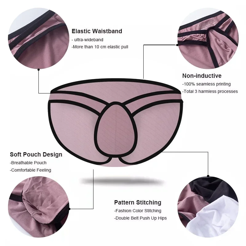 ADANNU мужские трусы бандаж мужское нижнее белье гей-стринги мужские трусы трусы слип сексуальный хлопковый чехол Cuecas стринги Homme G String