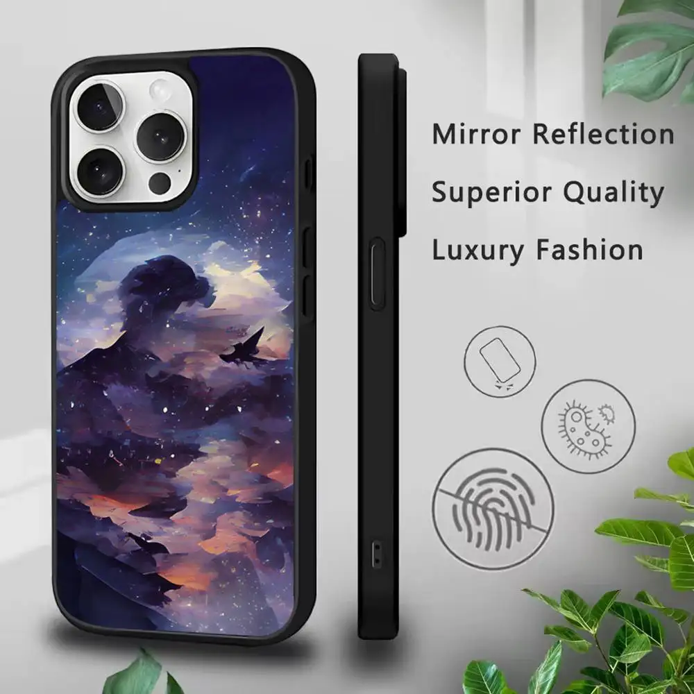 حافظة هاتف Acotar Court of Mist and Fury لهاتف IPhone 17,16,15,Pro,Max,Air,14,Plus,13,12,11 Magesafe غطاء شحن لاسلكي