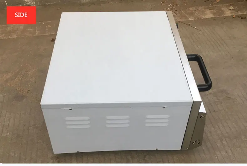 Коммерческая электрическая печь для пиццы с таймером из нержавеющей стали, печь для пиццы