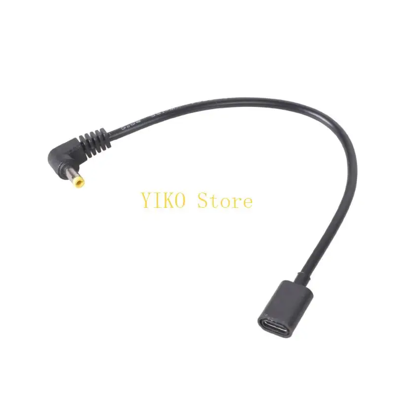 K32C Straight Head USB C Female To 4.0x1.7mm DC5V Power Adapter Cable Cord Wire For Router Box Camera