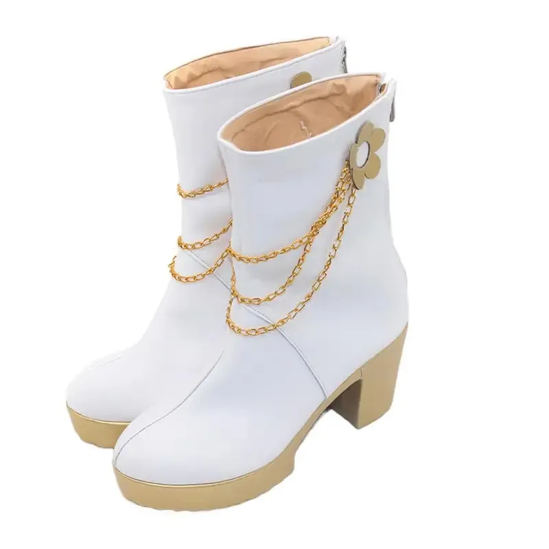 

Обувь Fantasia Huntrix Mira, косплей, мультяшный охотник на демонов KPop Disfraz, аксессуары для костюмов, женская обувь на Хэллоуин gh;0