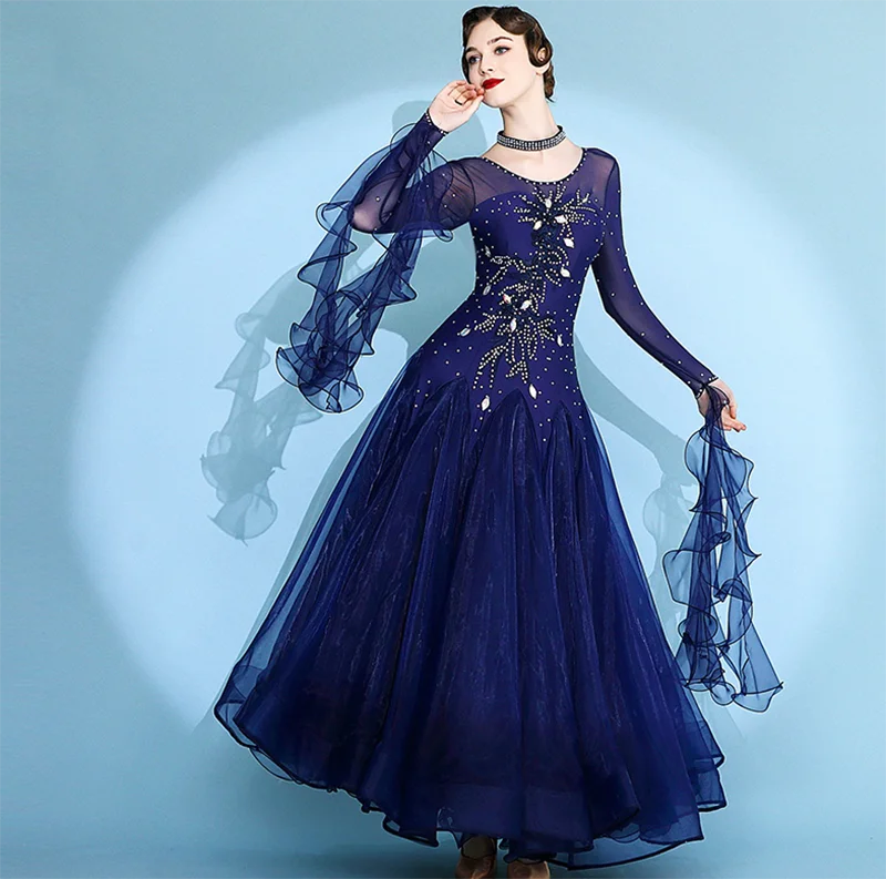 Ballroom Competition Dance Dress Women Professional Waltz Dancing Wear Adult Advanced Standard Ballroom Dance Dresses