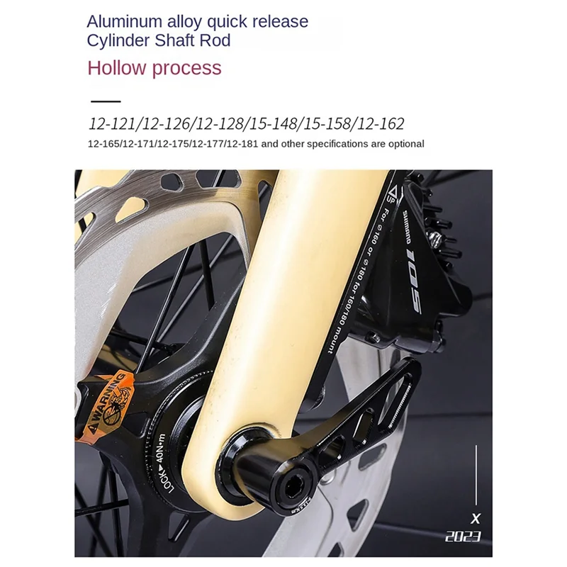 

XFDZ-Quick Release Axle Through Axle Road Bike Fork Axle Clamp Rear Hub Through Axle Bicycle Lever Axle