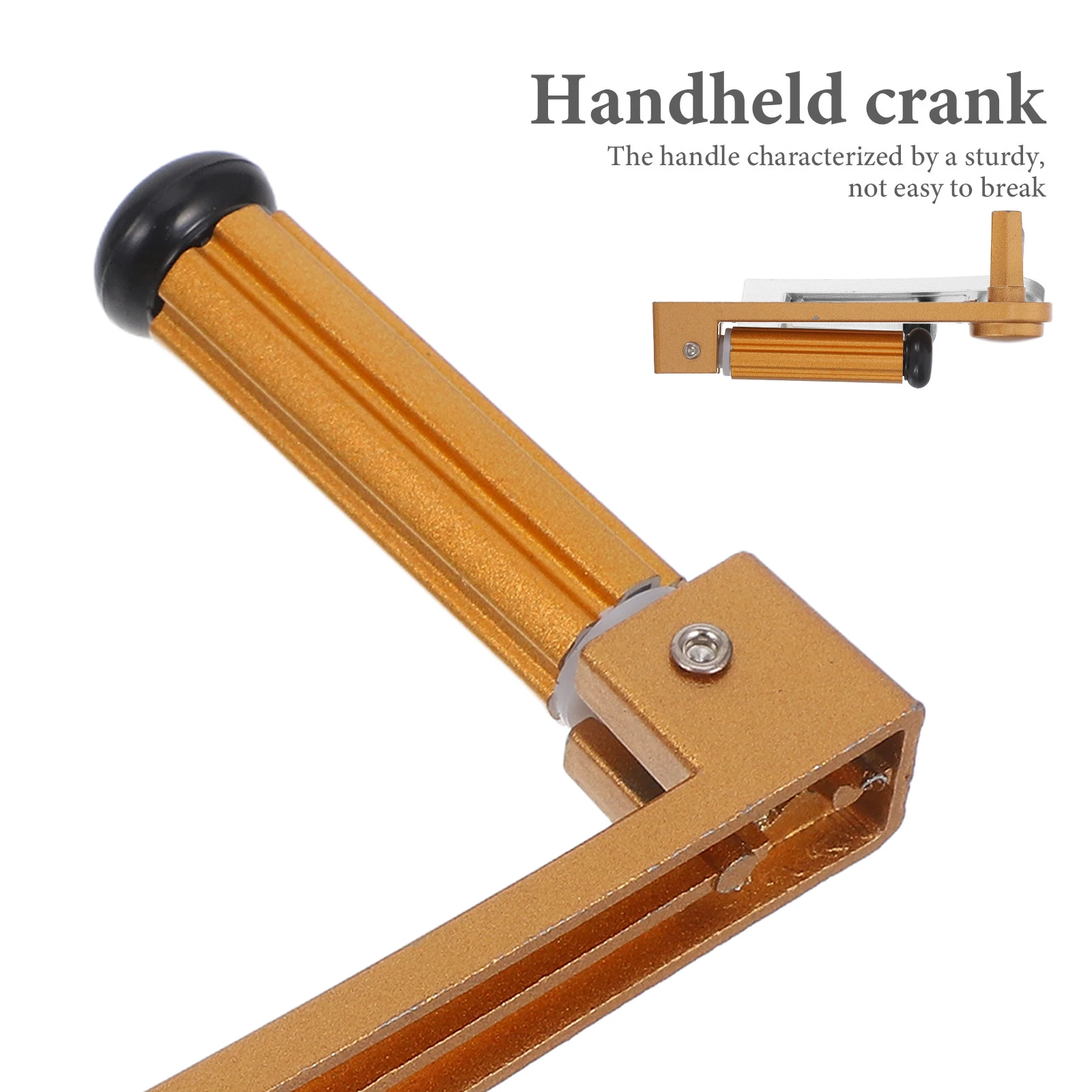 Clothes Rack Crank Handle Silver Aluminum Alloy Balcony Drying Rail Pole Retractable Hanger Universal Compatibility Easy