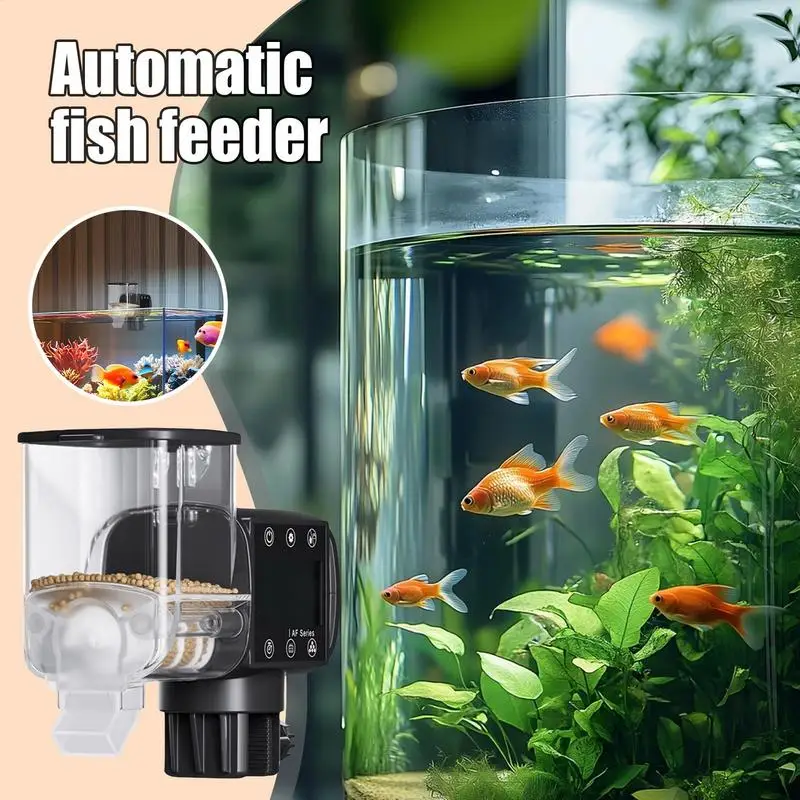 

Automatic Turtle Feeder Battery Powered Automatic Aquarium Feeder With Timer Programmable Feeding Machine With Digital Display