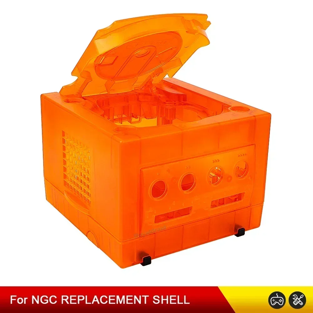 8 FARBEN Eisblaues transparentes Gehäuse Ersatzgehäuse für Gamecube NGC DOL-001 und DOL-101 Spielkonsole Gaming-Zubehör