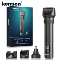 Kensen S29 Hair Trimmer for Men 2 in 1 Adjustable Hair Clipper Kit Electric Razor Dry/Wet Hair Cutting Machine Nose Hair Trimmer