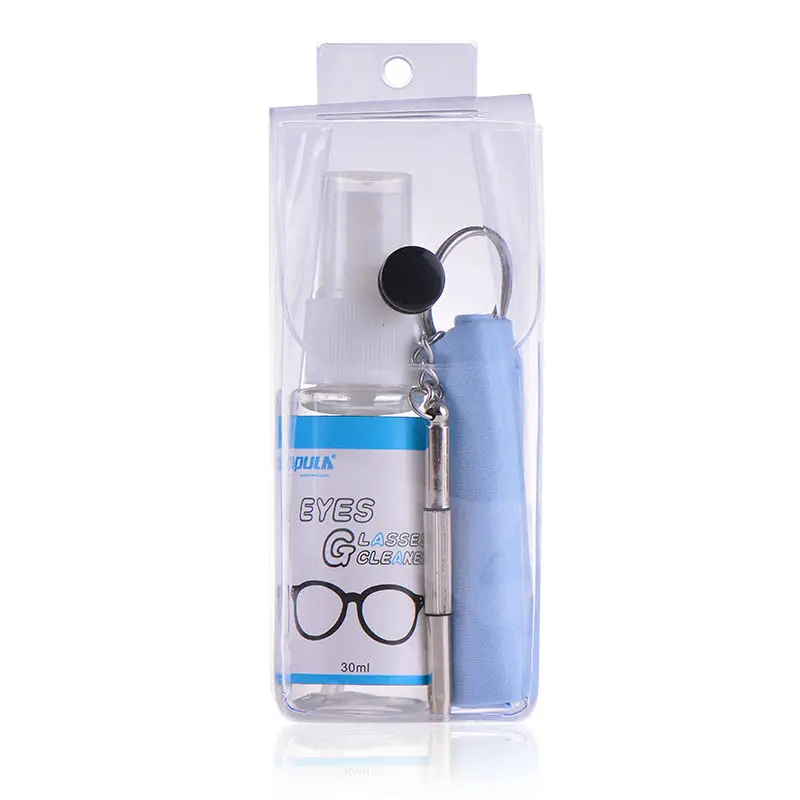 30ml 3in1 Lens Cleaner Anti-Static Eyeglasses Dust Remove Cleaner Kit For Phone Computer Eyeglass Cleaning Kit