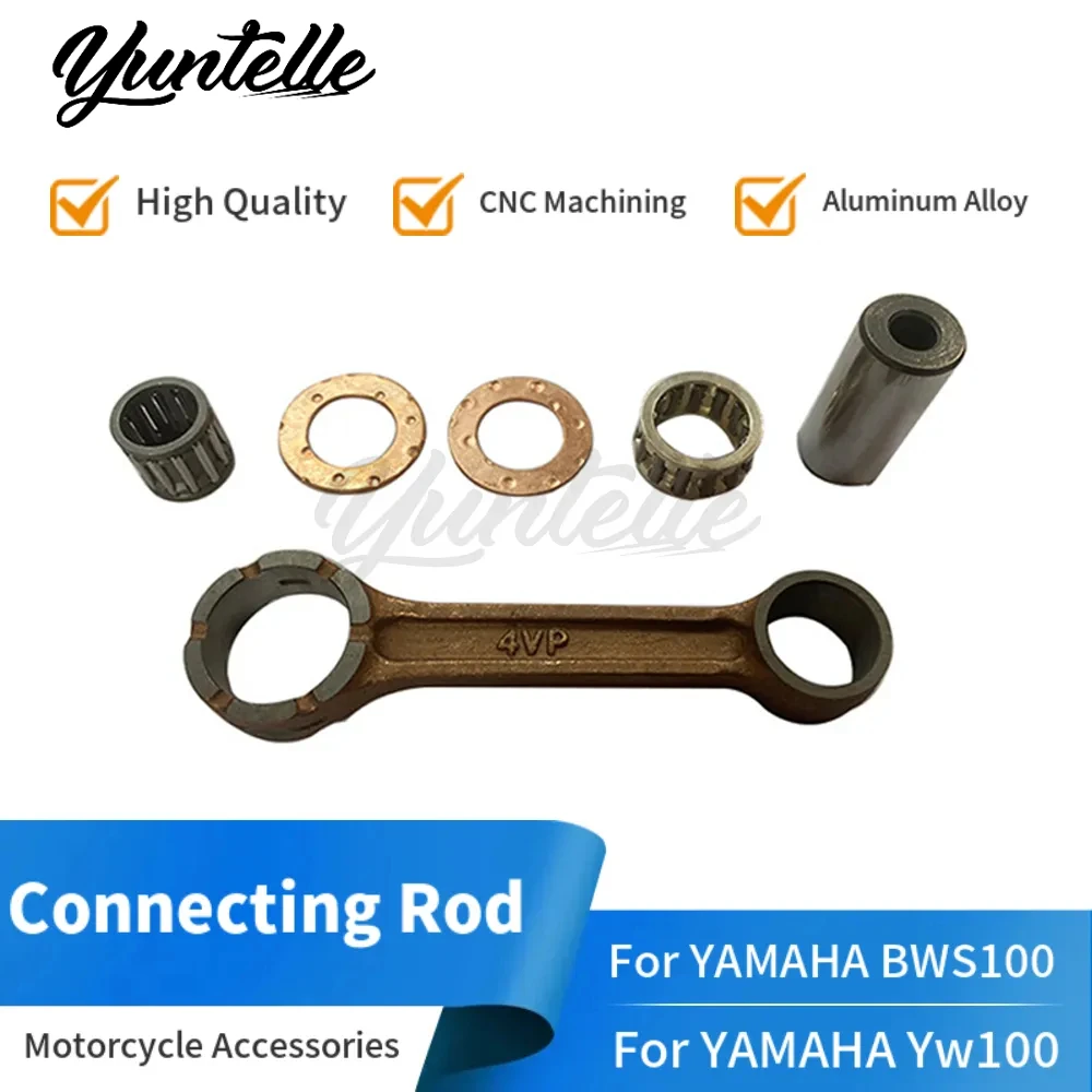 Engine Crankshaft Connecting Rod For YAMAHA BWS100 YW100 BWS YW 100 4VP Aerox100 2‑stroke Motorcycle Accessories 4VP-E1651-00