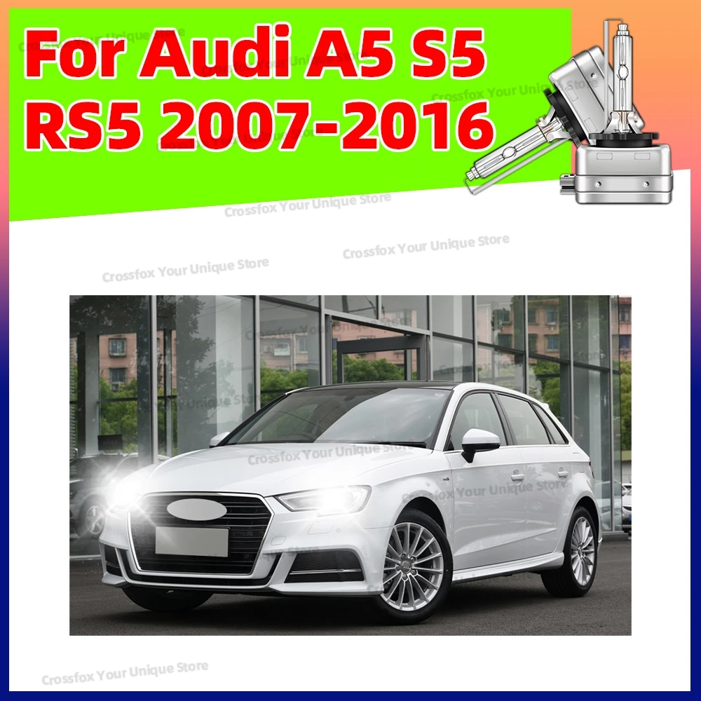 

2Pcs HID Xenon Headlight D3S 6000K 8000K 10000K Bulbs 35W For Audi A5 S5 RS5 2007-2016 2008 2009 2010 2011 2012 2013 2014 2015