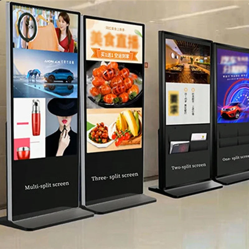 High-Definition Android Digital Signage Displays 19/22/32/43/49/55/65 Inch Wall-Mounted or Floor Standing Touch Screen Kiosks