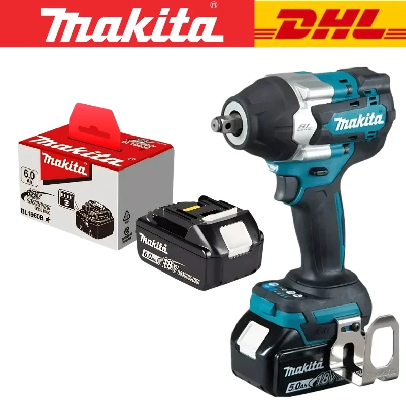 

НОВЫЙ литиевый аккумулятор Makita 18В 6.0Ач, перезаряжаемый, со светодиодной индикацией, для замены аккумуляторов электроинструментов BL1860B BL1850B BL1840B BL1830B