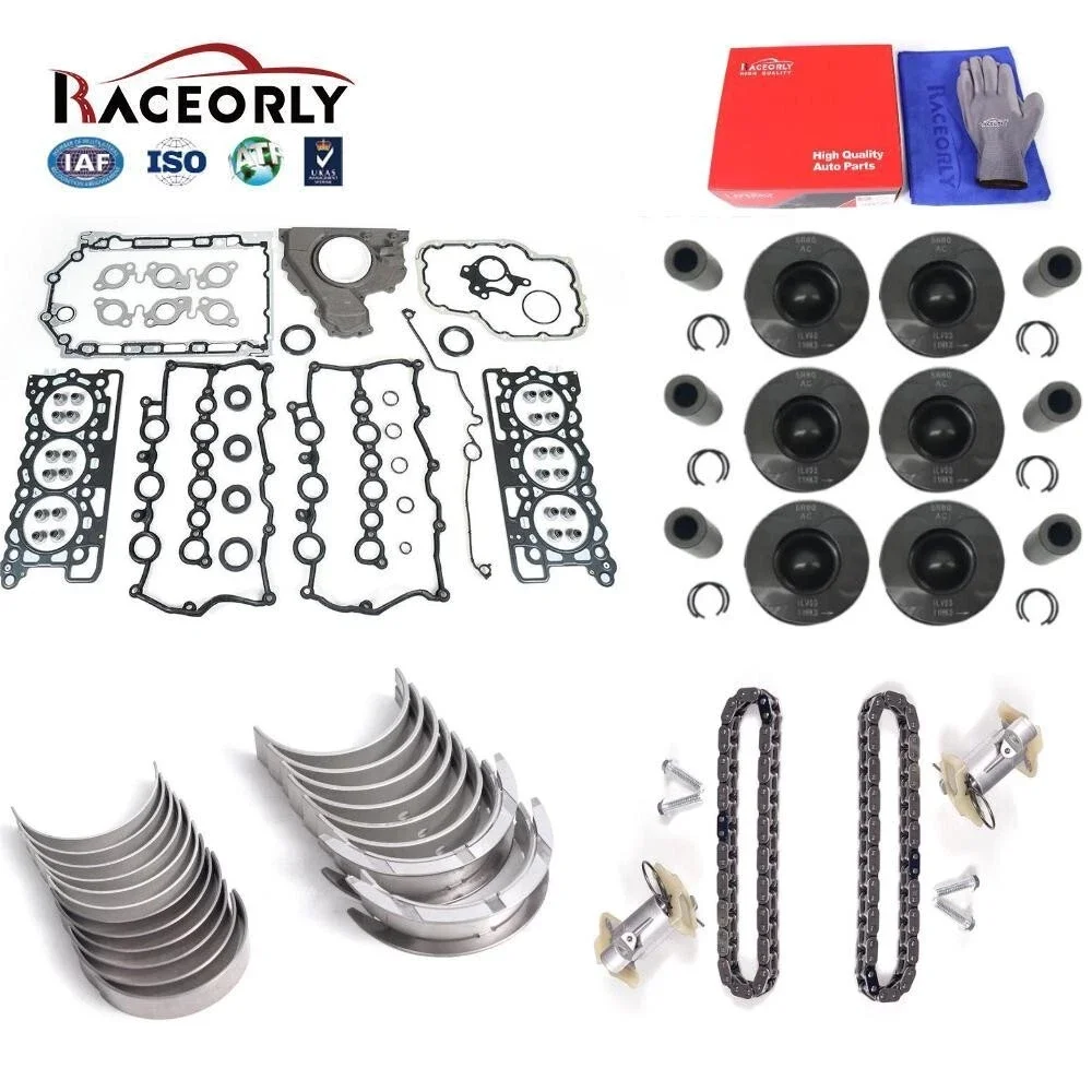 

RACEORLY Engine Rebuild Piston Kit for Land Rover Discovery 2.7L TDV6 276DT