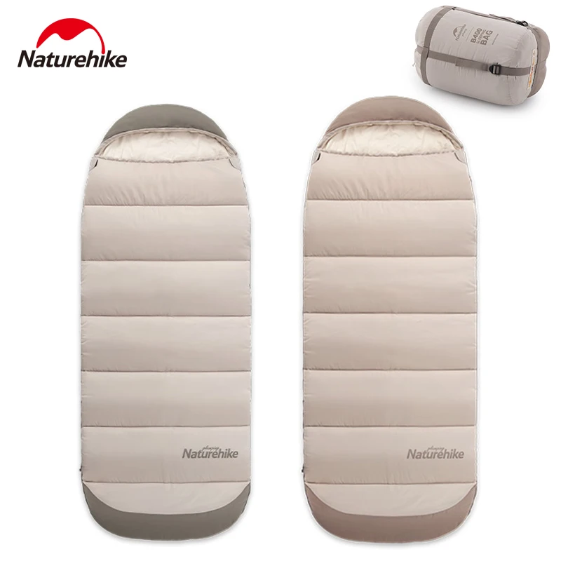 

Naturehike Feeder Mummy Cotton Sleeping Bag Splicing Winter Outdoor Thickened Sleeping Bag Windproof Camping Quilt Blanket