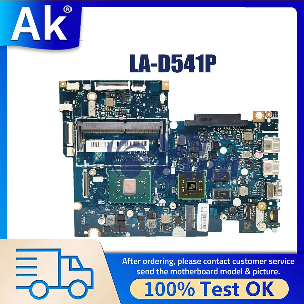 

Улучшенная материнская плата для LENOVO LA-D541P, материнская плата для ноутбука Ideapad Yoga 500-14ACZ 510-14AST 310S-14AST, 100% тестирование