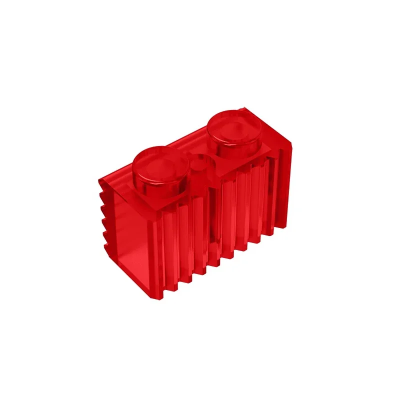 Gobricks Bouwstenen GDS-797 PROFIEL BAKSTEEN Tegel 1X2 - 1x2 tegels Educatief compatibel met 2877 kinderen DIY Technisch